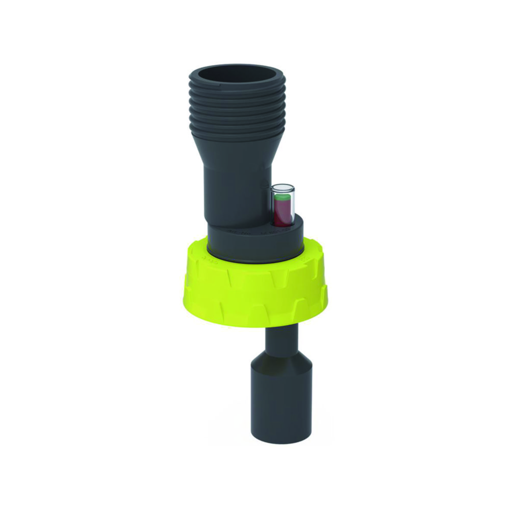 Trichteranschlüsse mit Füllstandsanzeige, PE-EX