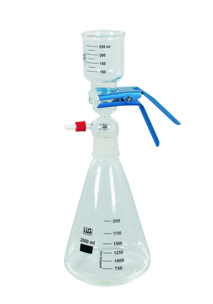 LLG-Filtrationseinheiten, Borosilikatglas